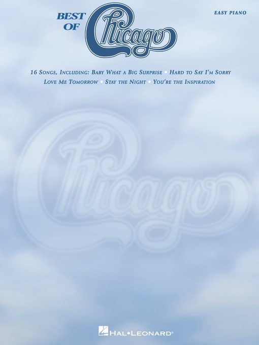 Title details for Best of Chicago (Songbook) by Chicago - Available